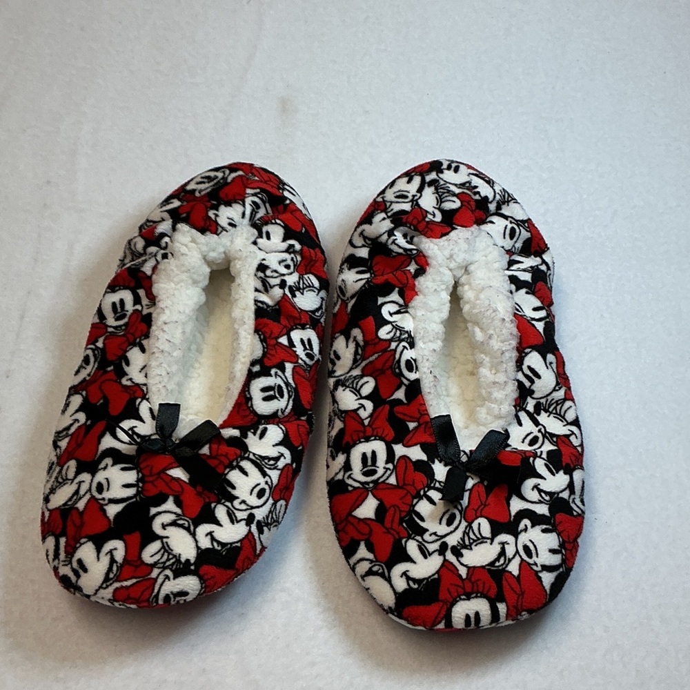 Disney Red and White Kids One Piece Slippers 0416